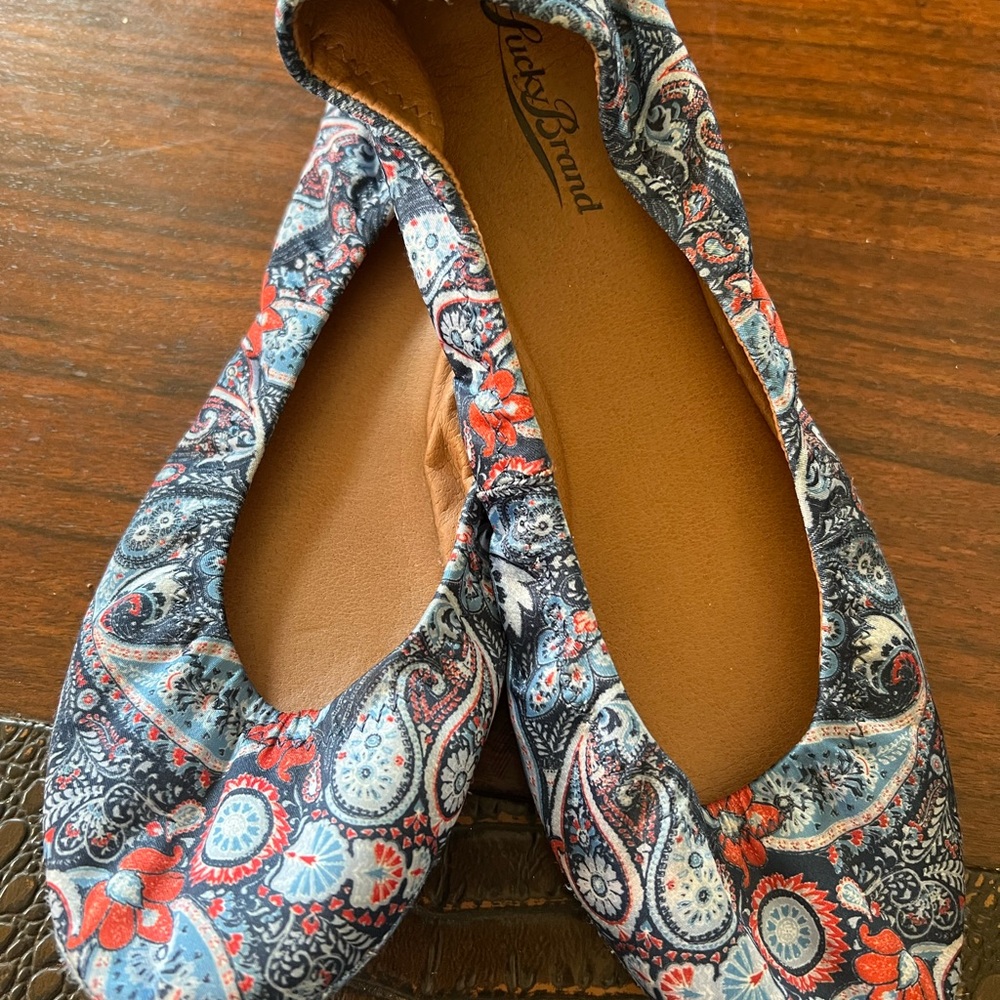 Women's Paisley Ballerina Flats - Multicolor